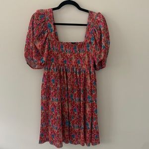 Zara size medium on/off shoulder dress